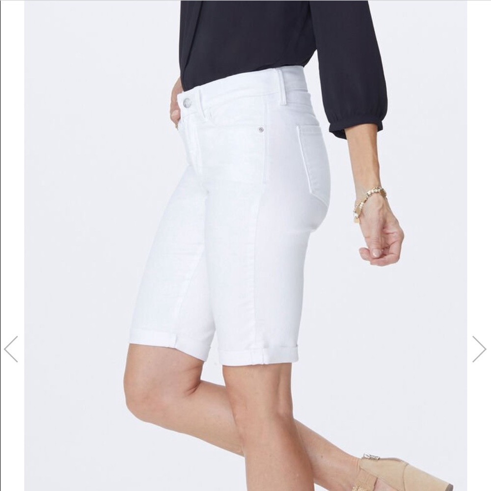 White Low Rise Jorts - Picture 12 of 12